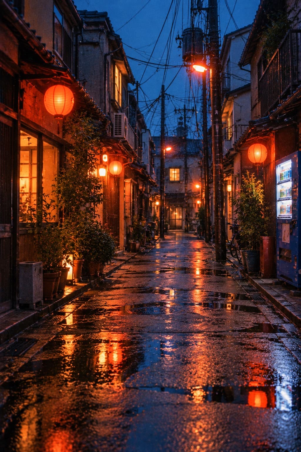 Sample image in the Blue look